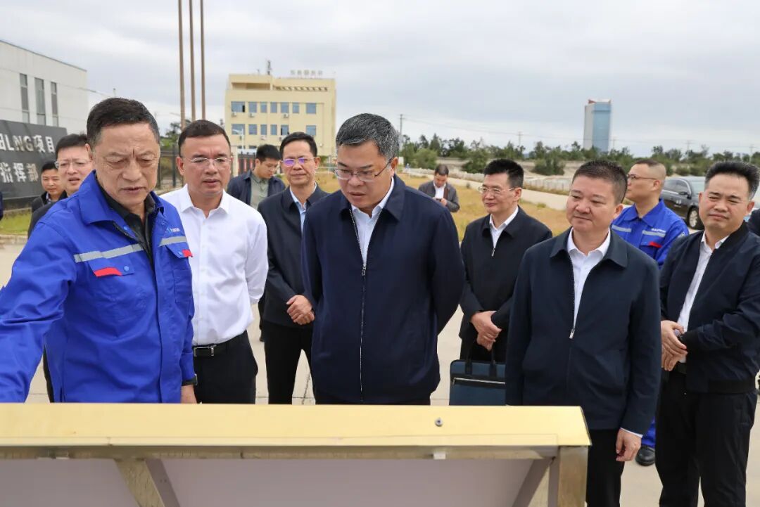 省发改委领导一行来湄洲调研
