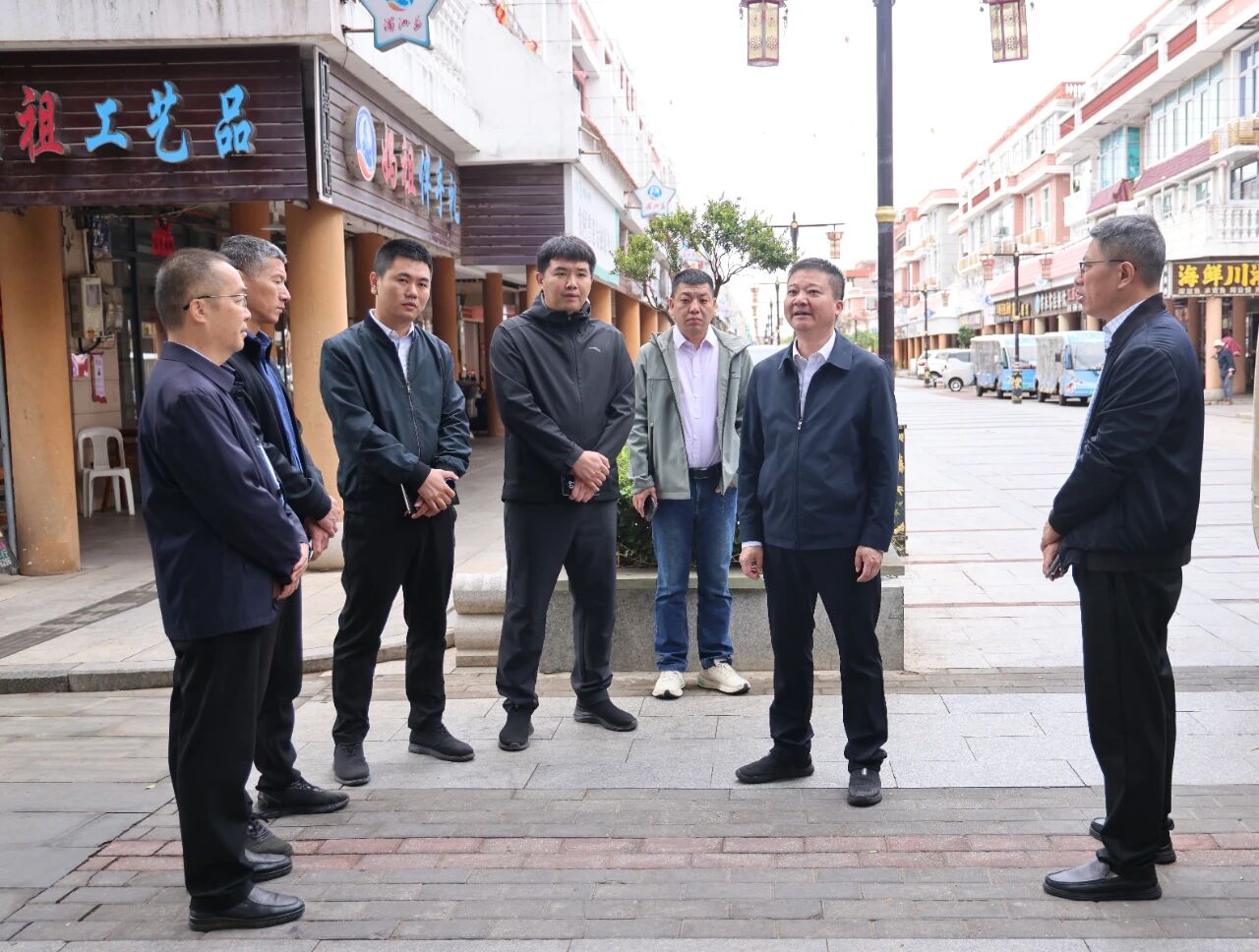 管委会主要领导宣讲党的二十届四中全会精神暨调研文旅产业、规范涉企行政执法工作