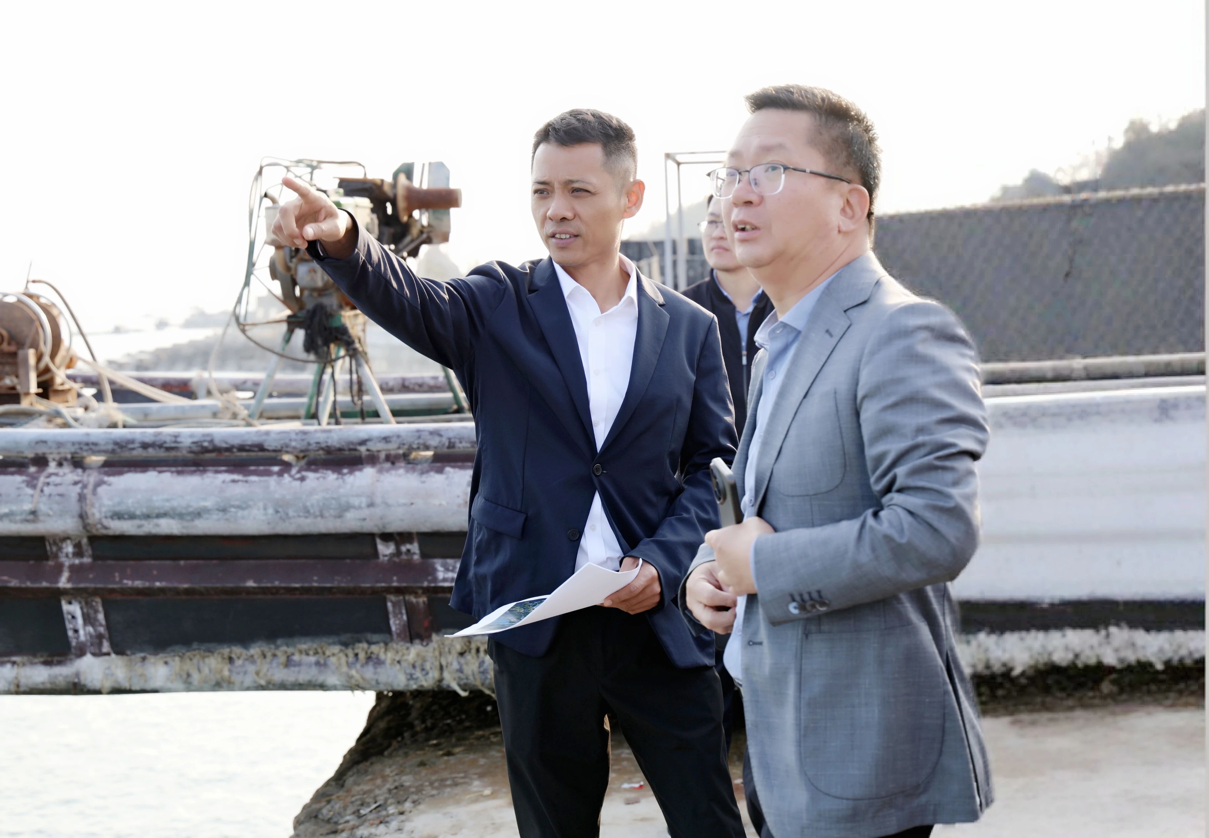 【树立和践行正确政绩观】湄洲党工委主要领导调研妈祖城地块招商工作